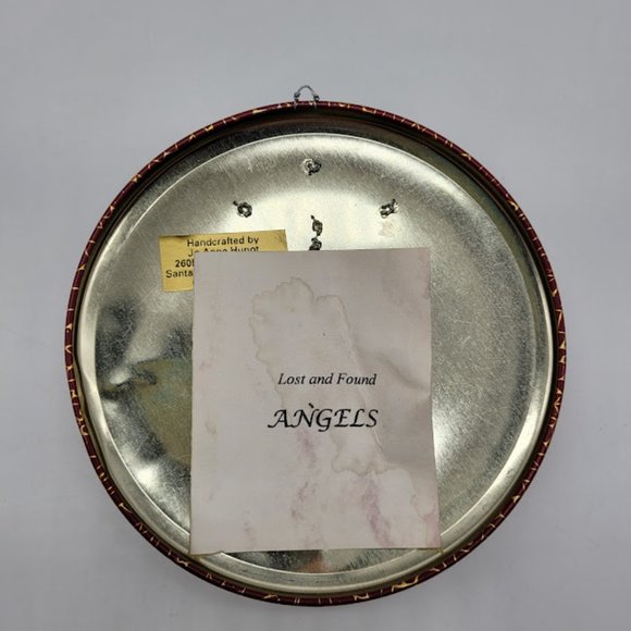 Vintage Handmade Silverware Jewelry Angel Wall Decor OOAK Fairy Gift Cottagecore - Picture 6 of 7